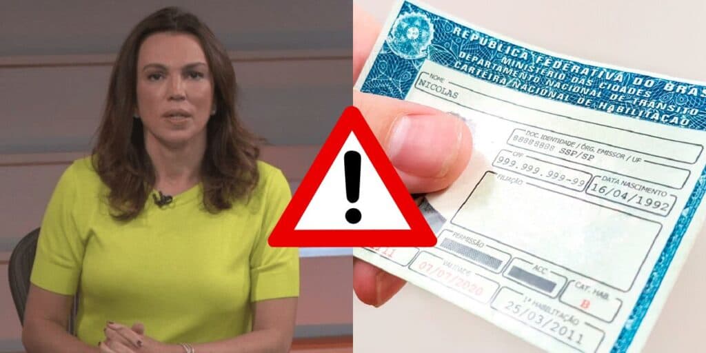 "Multados": Ana Paula Araújo para Globo às pressas com notícia URGENTE sobre a CNH à lista de motoristas