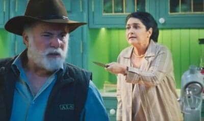 Antônio e Angelina em Terra e Paixão (Foto: Reprodução / Globo / Montagem TV Foco)