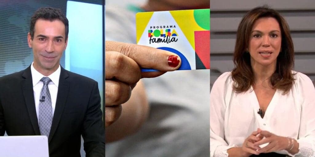 Novos valores e adicional: 2 vitórias do Bolsa Família anunciadas por Tralli e Ana Paula Araújo na Globo