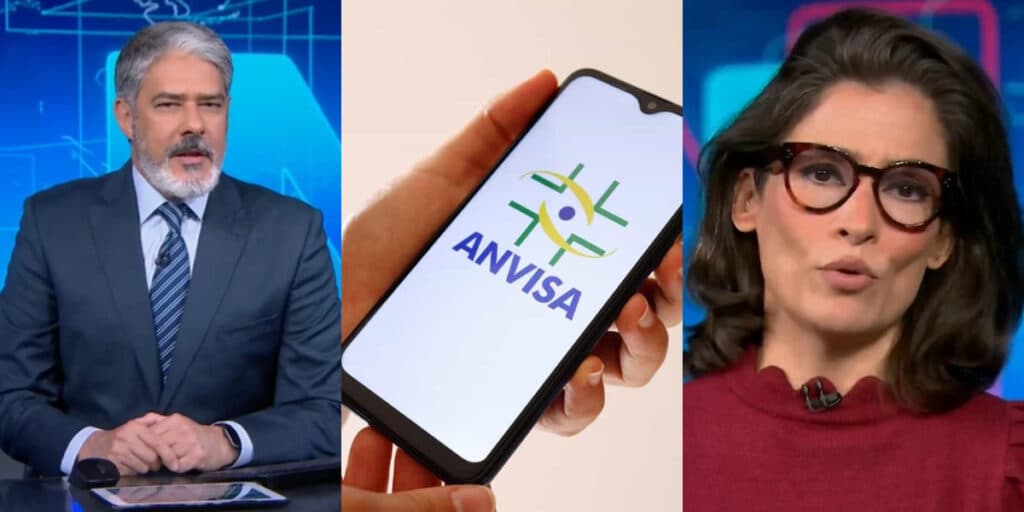 "A Anvisa decidiu hoje": Os 3 anúncios URGENTES de Renata e Bonner no JN ao cravar decreto e proibição