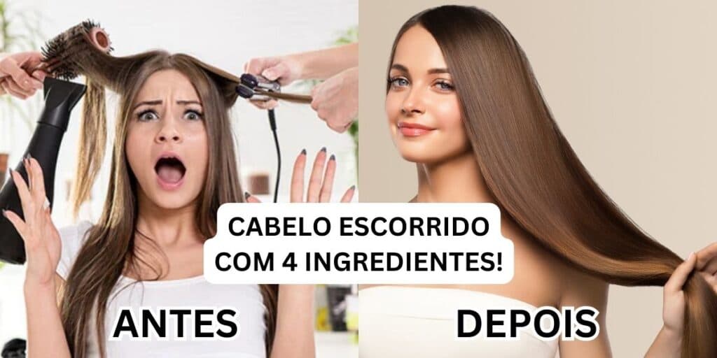 Adeus chapinha e secador: Receita milagrosa com 4 ingredientes deixa cabelo escorrido em casa e salva os fios