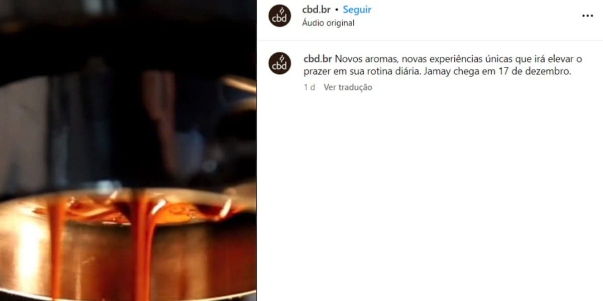 Publicação mais recente da Café Blends do Brasil (Foto: Reprodução/Instagram)