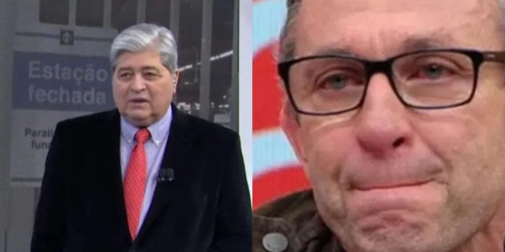 "Hoje é um dia triste": O choro de Neto com morte de comentarista da Band e ligação de Datena