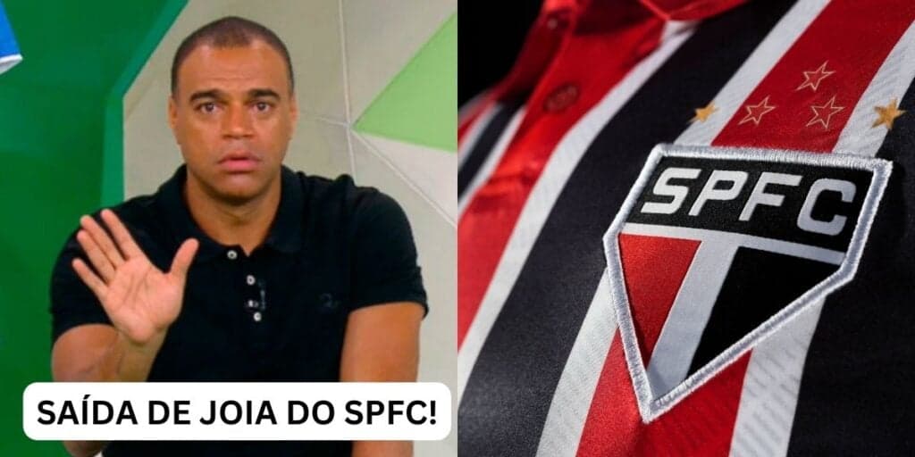"Um dos principais jogadores": Denílson para Jogo Aberto às pressas com bomba de saída de joia do São Paulo