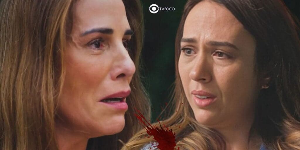 Tiro na cabeça e agonizando em coma: Nova morte encomendada desgraça a vida de Irene e Anely em Terra e Paixão