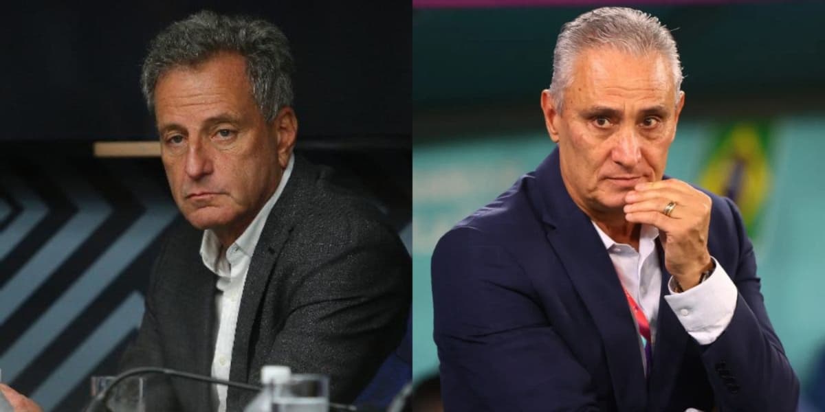 Presidente Landim e técnico Tite - (Foto: Reprodução / Internet)