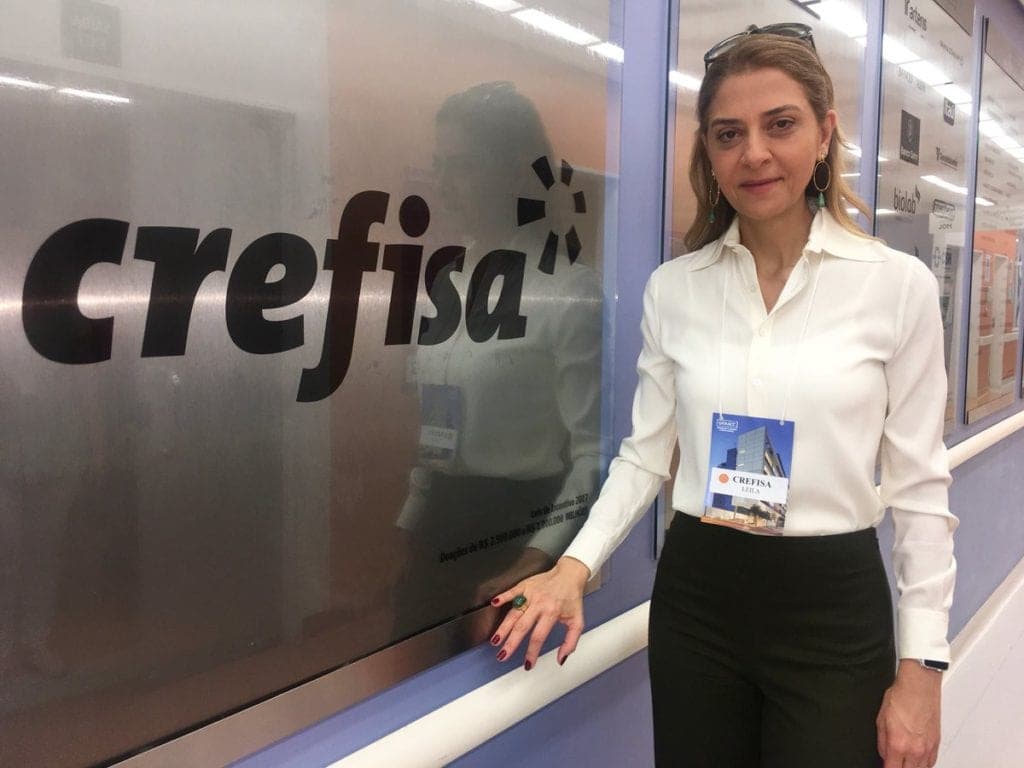 Além do Palmeiras, Leila Pereira é hoje também presidente da Crefisa (Foto: Divulgação)