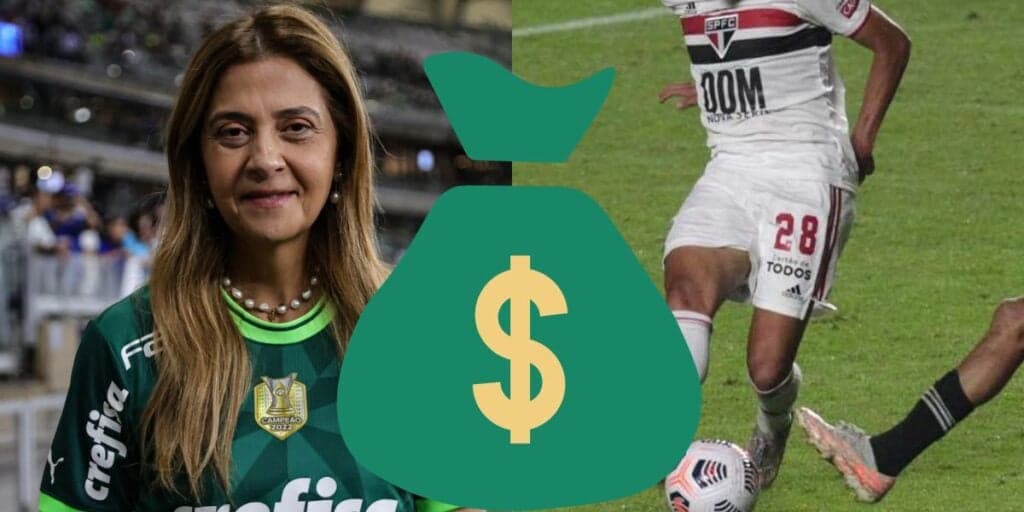 Reforço de R$250 milhões e joia de rival da série A: Leila solta a mão com 2 VITÓRIAS ao Palmeiras para 2024