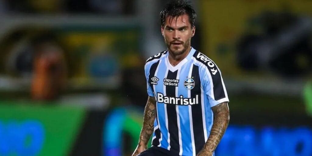 Nathan é um dos jogadores do time (Foto: Lucas Uebel/Grêmio)