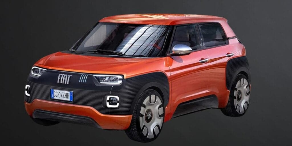 Essa é a projeção do Fiat Panda de 2024 (Reprodução: Motor1) Essa é a projeção do Fiat Panda de 2024 (Reprodução: Motor1)