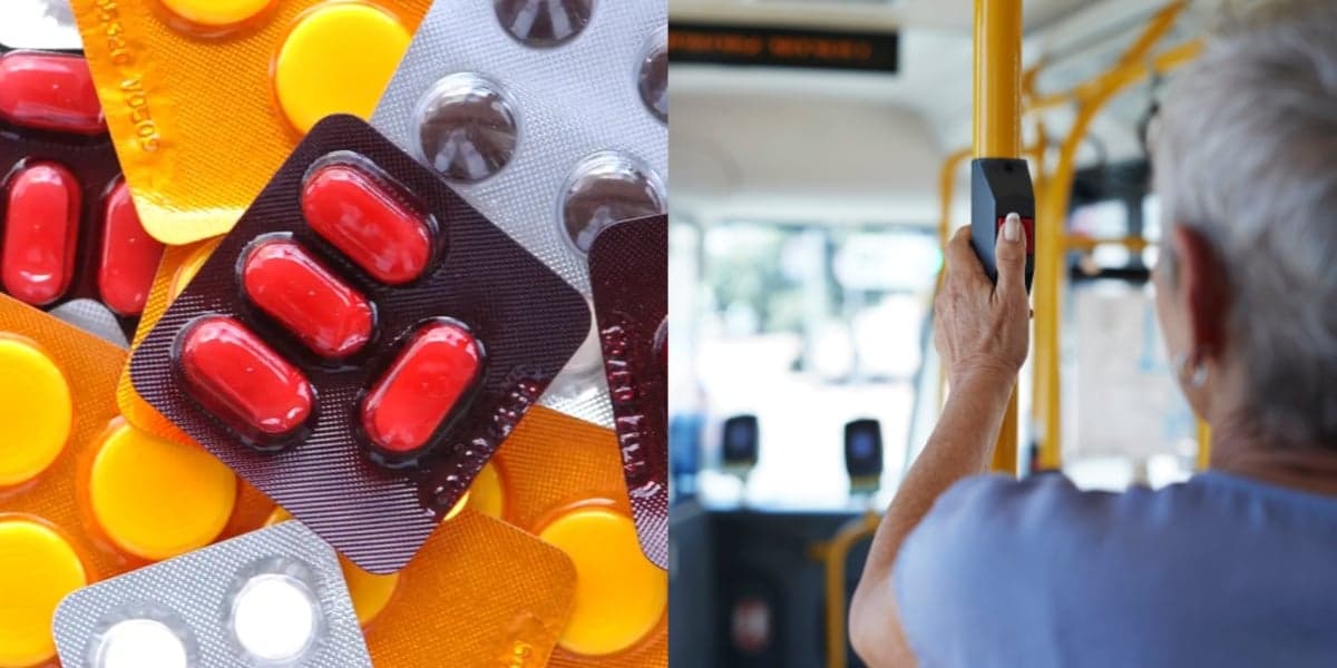 Remédios e transporte de graça - Foto: Internet
