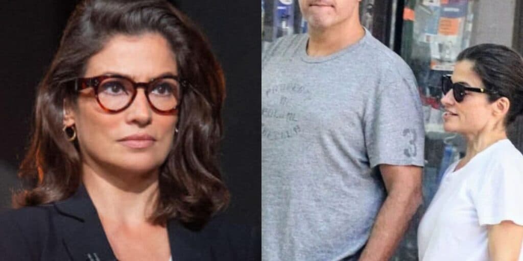 Discreta: O casamento de Renata Vasconcellos com jornalista da Globo, após se separar do pai de seus filhos