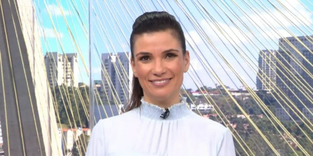 Sabina SImonato está presente todas as manhãs o Bom Dia SP (Reprodução: Globo)