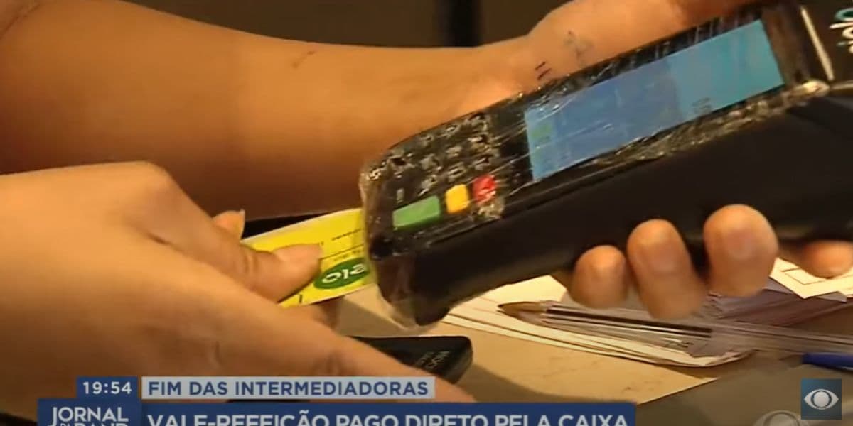 Vale-Refeição pode começar a ser pago pela Caixa (Reprodução: Band)