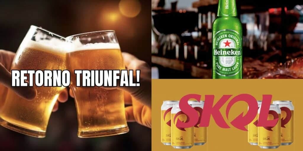 Triunfal: Cerveja lendária do Brasil acaba de ressurgir e derruba até a Heineken e a dona da Skol de uma vez