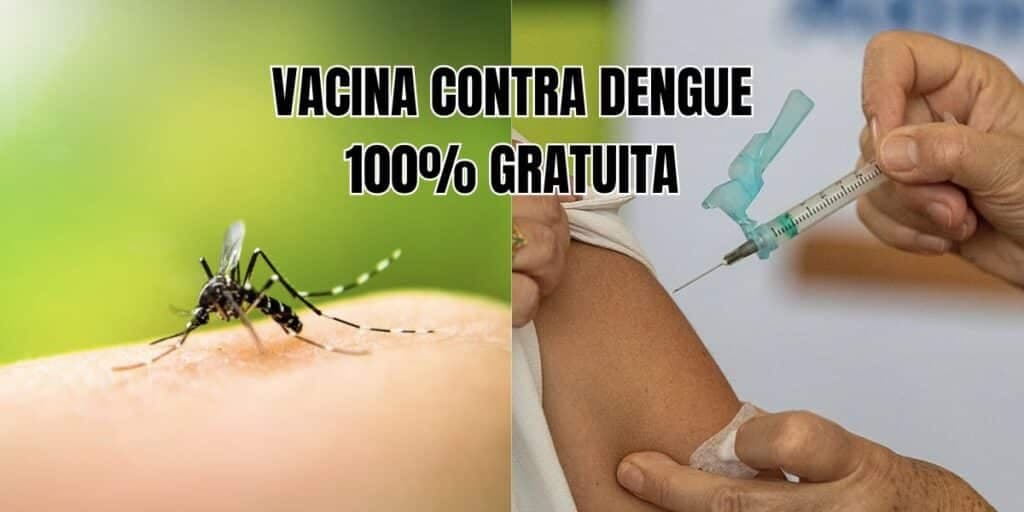 Vacina da dengue 100% gratuita: Brasil entra em surto e vitória chega em SP para exterminar a doença em 2024
