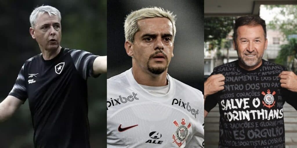 Do Corinthians ao Botafogo: Tiago Nunes ordena rasteira em Mano Menezes por Fagner e Augusto toma decisão