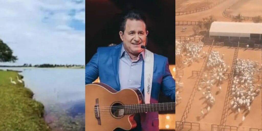 Lago privado, milhares de cabeça de gado e maior que shopping: A fazenda absurda de Marrone, dupla de Bruno