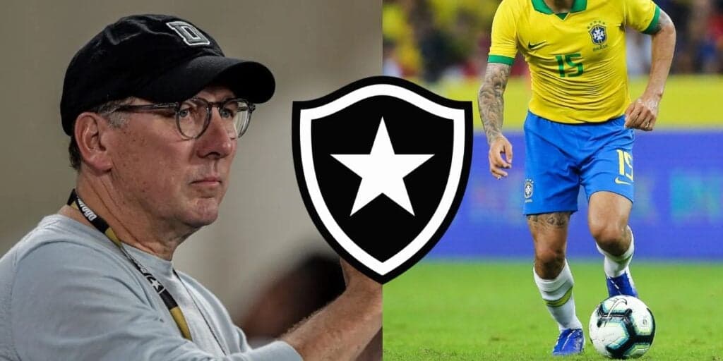 Textor age na surdina, abre os cofres e assina com craque de R$ 38M da seleção brasileira no Botafogo