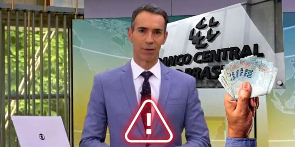 “São 7 bilhões": Tralli para JH com anúncio URGENTE do Banco Central de grana EXTRA a milhões de brasileiros