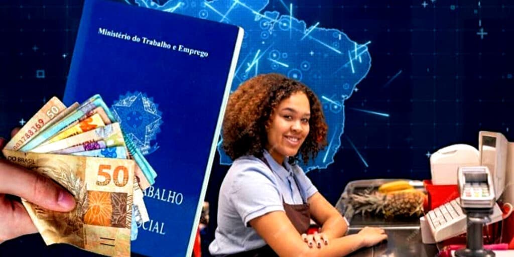 Novo salário mínimo de R$ 1.856: Lei com o maior aumento do Brasil é aprovada em 2024 a lista de trabalhadores