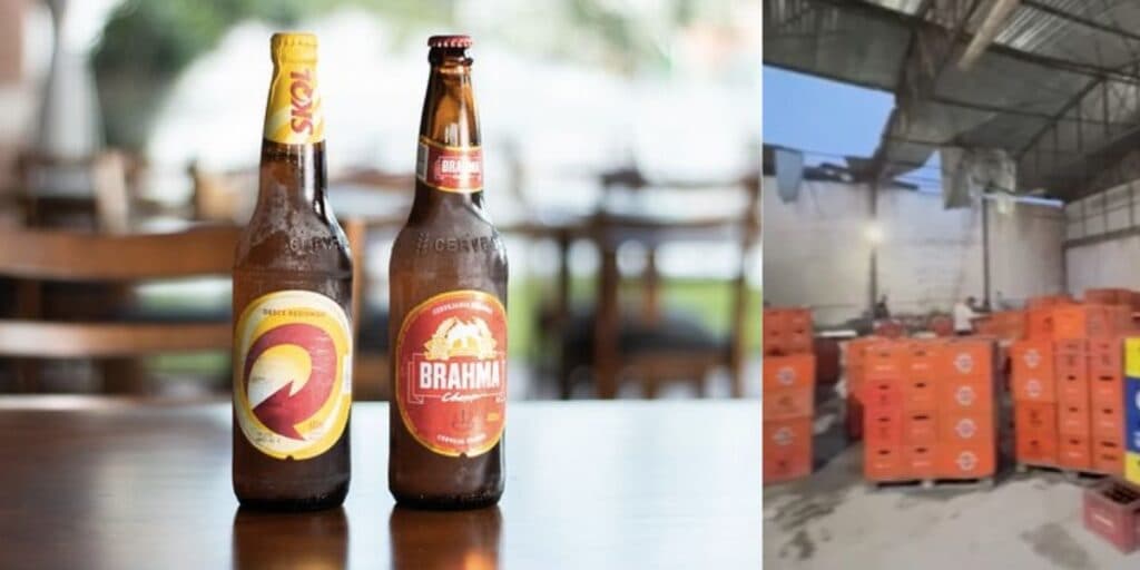 Terror para Brahma e Skol: Fábrica é lacrada às pressas em SP e 683 engradados de cerveja são apreendidos