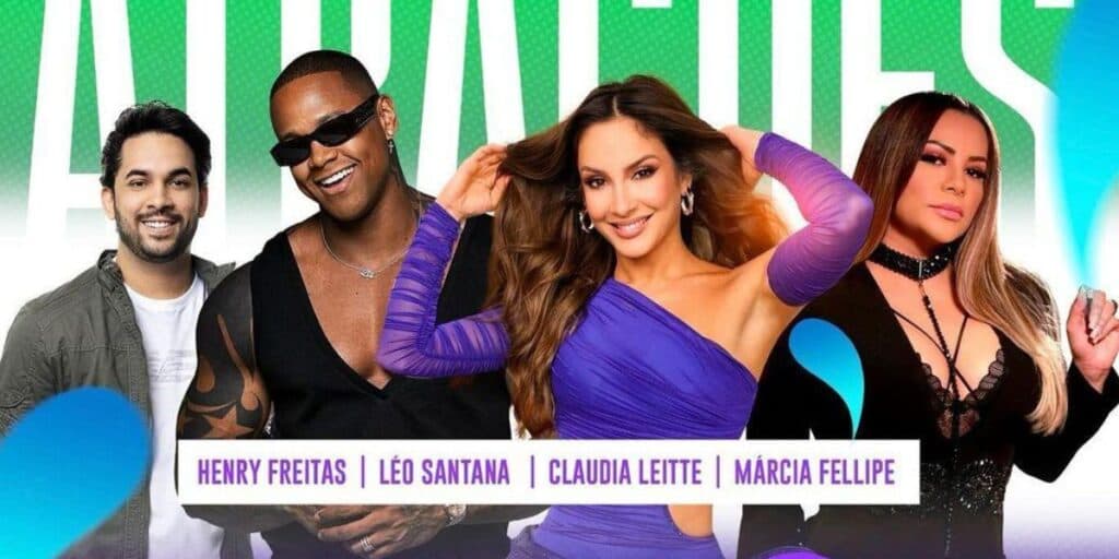Claudia Leitte, Léo Santana, Márcia Fellipe e Henry Freitas agitam a 4° edição da Festa do Gelo