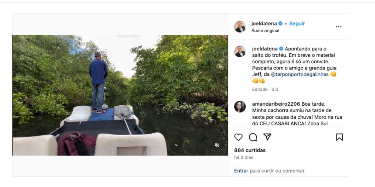 Joel Datena (Foto: Reprodução / Instagram)
