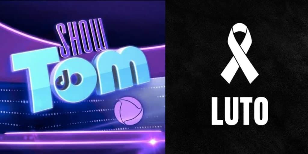 A perda irreparável de humorista do Show do Tom e comunicado de luto do apresentador: "Descanse em paz"