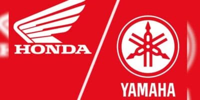 Logo da Honda / Logo da Yamaha - Montagem TVFOCO