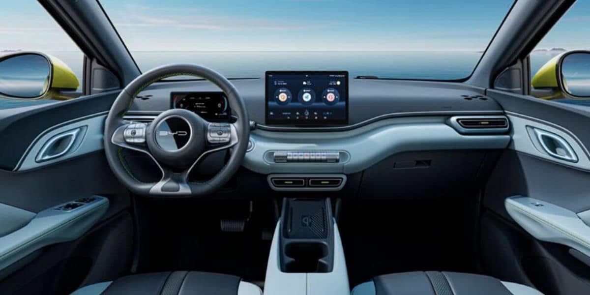 Painel Dolphin Mini (Foto: Reprodução / BYD)