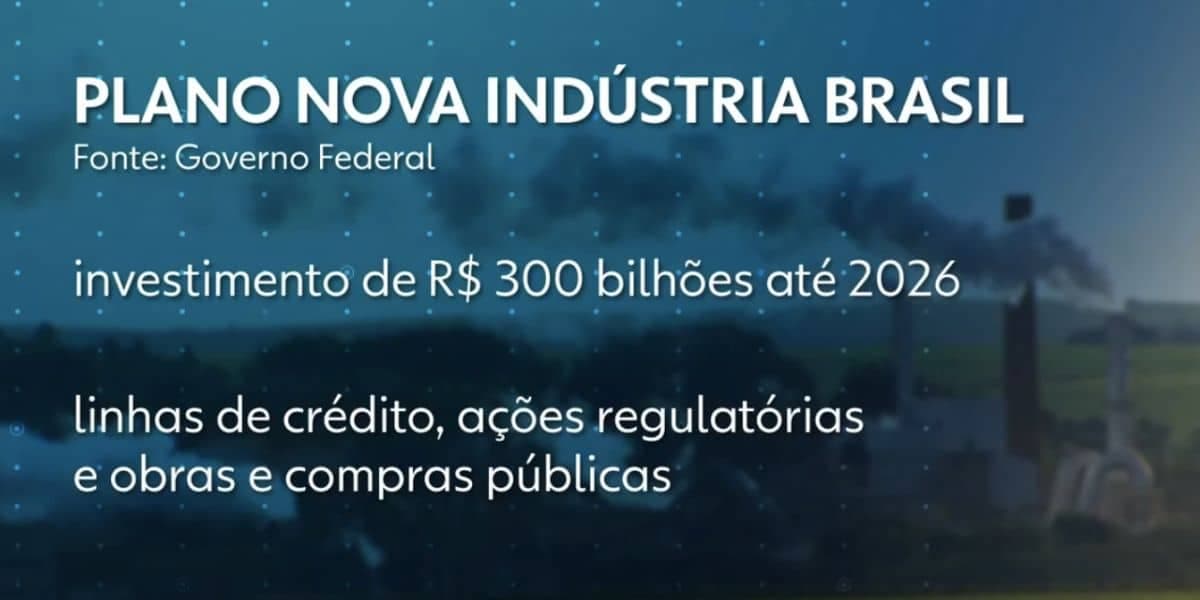 Plano nova indústria (Foto: Reprodução / Jornal Nacional / Globo)