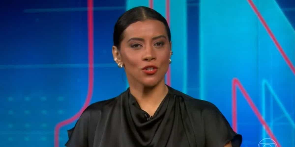 Aline Midlej faz parte do elenco de rotatividade do Jornal Nacional (Reprodução: Globo)