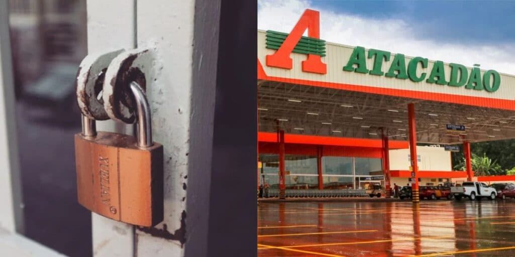 Fechamento em massa e dívida multimilionária: A falência agonizante de rede de mercados rival do Atacadão