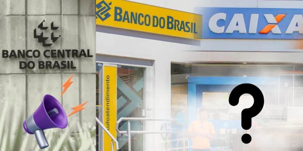 Anúncio do Banco Central: BB e Caixa despencam e são aniquilados por novo queridinho dos brasileiros