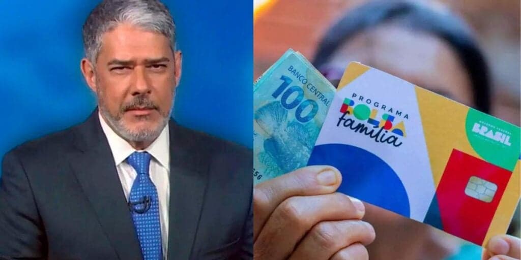 "Vão ter gratuitamente": O anúncio de Bonner no JN sobre novo benefício do Bolsa Família pra alívio de milhões