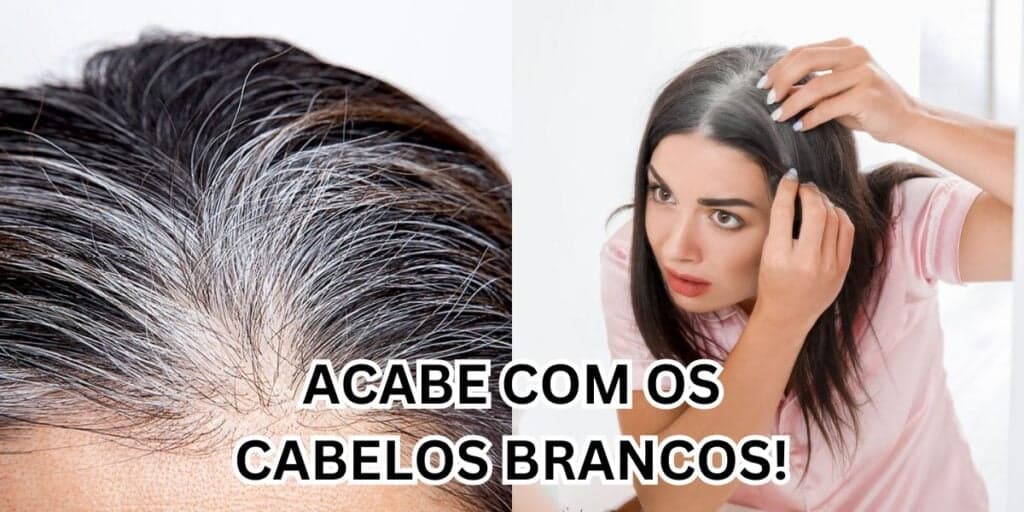 Sem tinta e sem gastar nada no salão: Receita caseira pra acabar com os cabelos brancos e rejuvenescer décadas