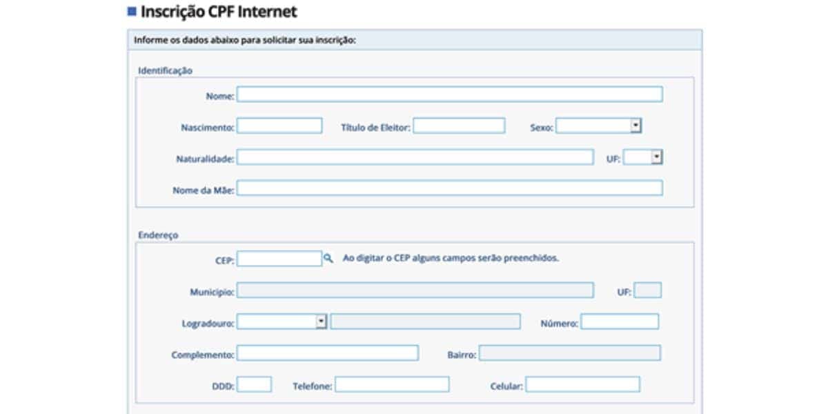 Algumas mudanças vão acontecer no cadastro do CPF (Reprodução: Internet)