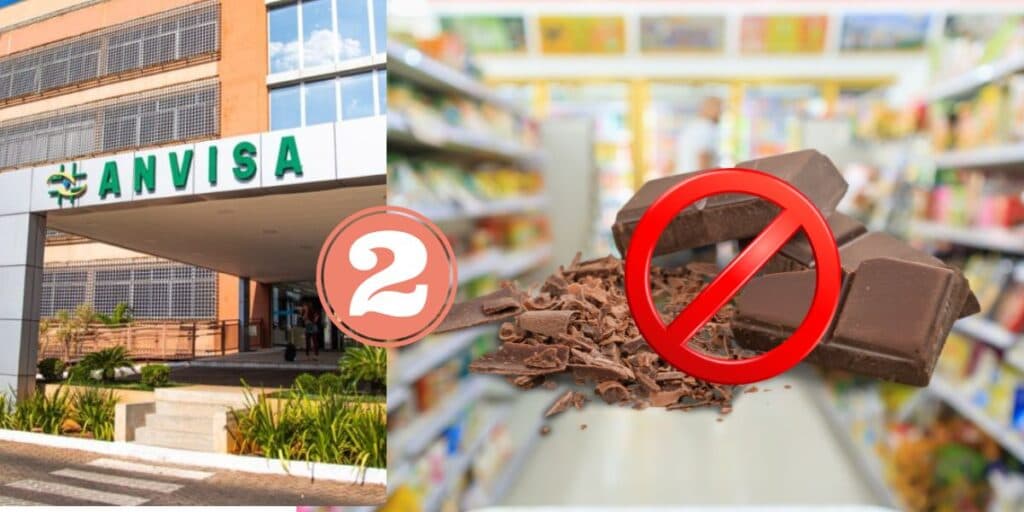 Vidro e substância fatal: A proibição da ANVISA contra 2 marcas de chocolate às pressas e decreto em 2024