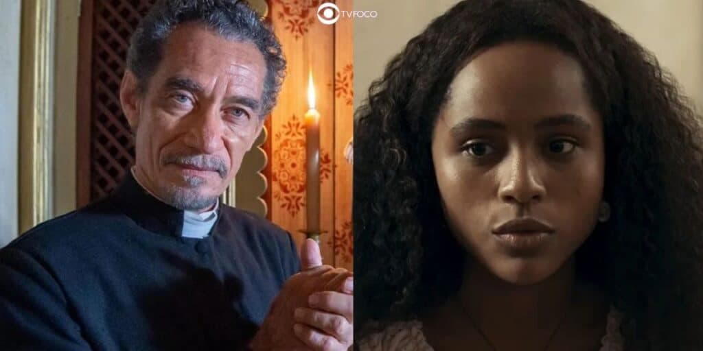 Padre Santo é obrigado a casar quengas às pressas e Maria Santa ganha rival: 2 viradas em Renascer