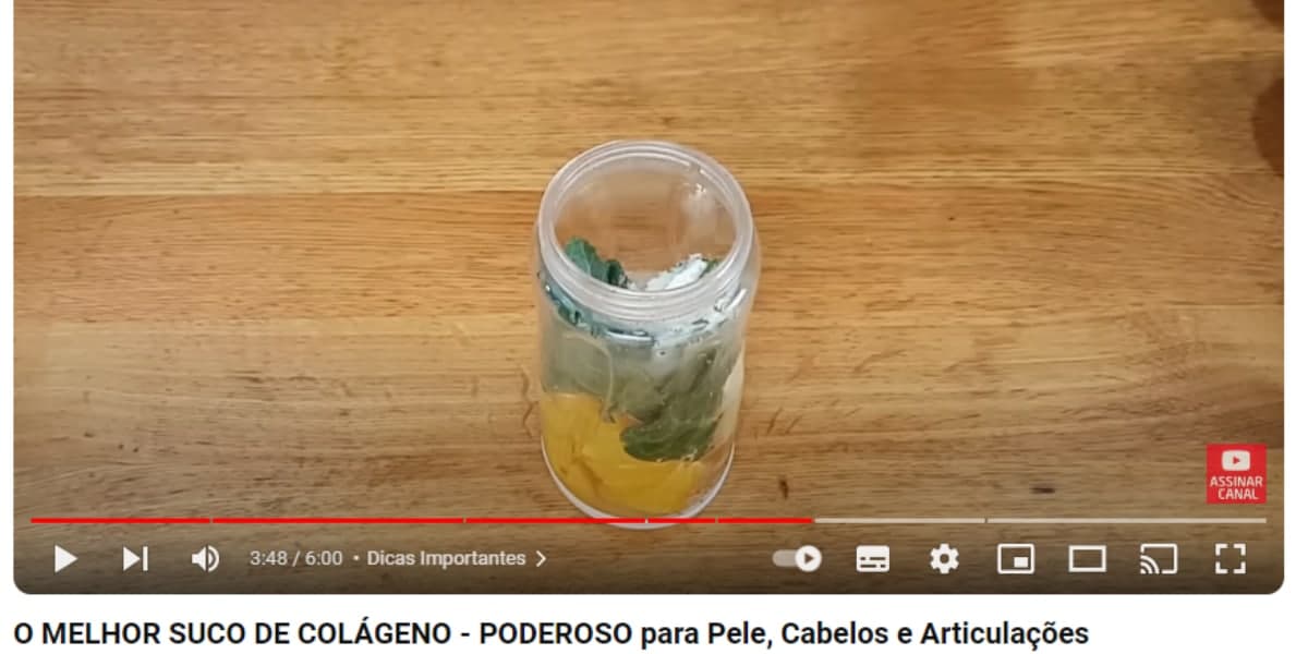 Receita para repor colágeno (Foto: Divulgação)