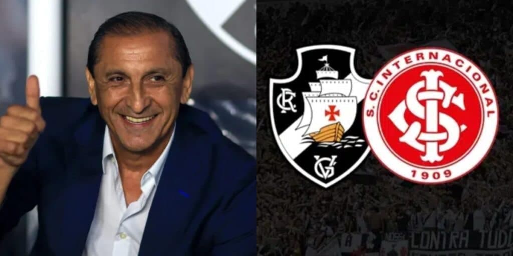 Ramón Díaz comemora: Meia acima da média está prestes a dar adeus ao Internacional para assinar com o Vasco