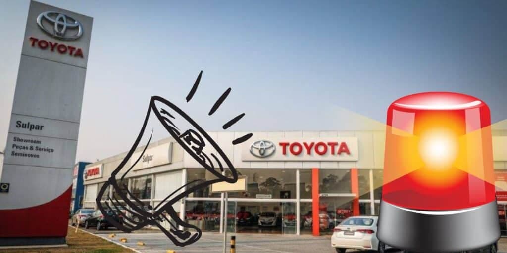 "Riscos fatais aos ocupantes": Toyota e outra montadora amada decretam a retirada urgente de 3 carros das ruas