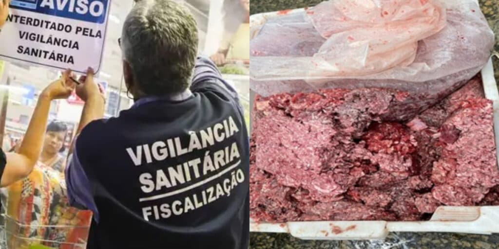 Toneladas de carne podre e polícia acionada: A interdição às pressas da Vigilância Sanitária contra açougues