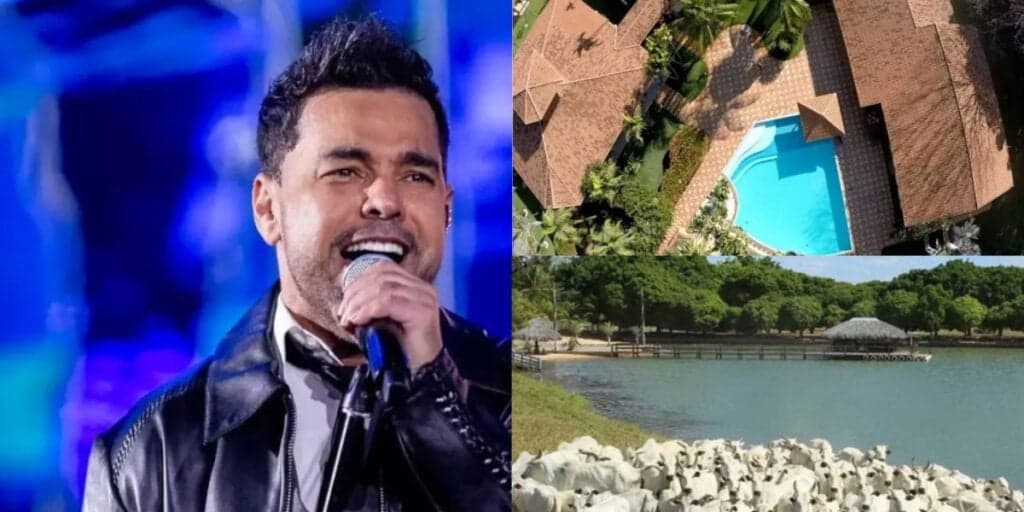Criação de gado milionário, lago e academia: Fazenda de R$65 milhões de Zezé é maior que um shopping