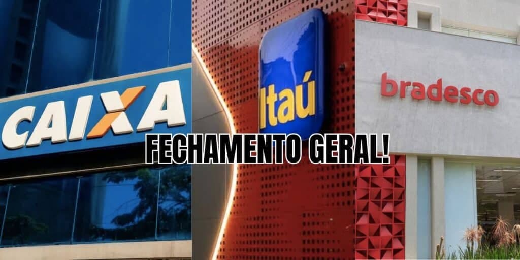 Prepare-se: Caixa, Itaú, Bradesco e mais se unem e cravam fechamento GERAL de agências em fevereiro