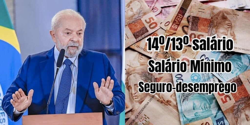 14º, mais 1 mil no 13º, seguro desemprego e salário mínimo aumentando pela 2º vez: 4 viradas do governo Lula