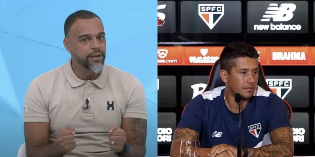 "Só quero entender": Denílson para Jogo Aberto às pressas e crava situação delicada de Carpini no São Paulo