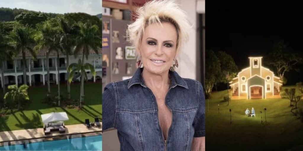 Cheia de palmeiras, gado, horta e até igreja: Fazenda de Ana Maria é maior que shopping e jorra milhões