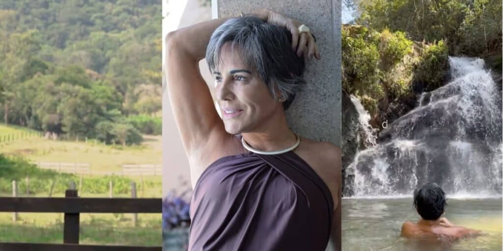 Cachoeira, criação de gado e de grãos: Fazenda de Glória Pires é maior que shopping e jorra milhões à atriz
